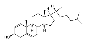 cholesta-1,5,7-trien-3β-ol Structure