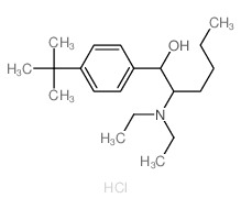 2-diethylamino-1-(4-tert-butylphenyl)hexan-1-ol结构式