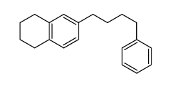 6-(4-phenylbutyl)-1,2,3,4-tetrahydronaphthalene Structure