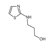 1-Propanol,3-(2-thiazolylamino)-结构式