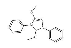 3-ethyl-5-methylsulfanyl-2,4-diphenyl-3H-1,2,4-triazole Structure