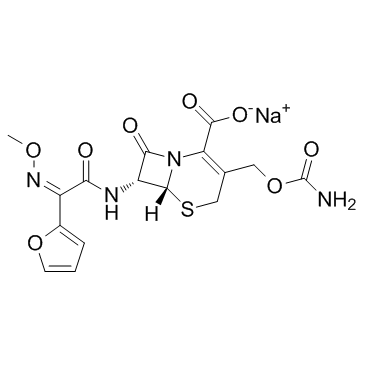 Cefuroxime sodium structure