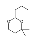 4,4-dimethyl-2-propyl-1,3-dioxane Structure