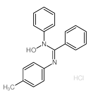 N-hydroxy-N-(4-methylphenyl)-N-phenyl-benzenecarboximidamide Structure