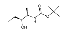 Carbamic acid, [(1R,2S)-2-hydroxy-1-methylbutyl]-, 1,1-dimethylethyl ester结构式