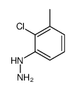 (2-Chloro-3-methylphenyl)hydrazine Structure