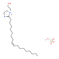 (Z)-2-(8-heptadecenyl)-4,5-dihydro-1-(2-hydroxyethyl)-1-methyl-1H-imidazolium methyl sulphate picture