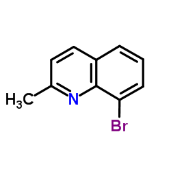 8-Bromo-2-methylquinoline Structure