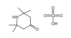 perchloric acid,2,2,6,6-tetramethylpiperidin-4-one Structure