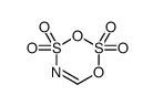 1,3,2,4,5-dioxadithiazine 2,2,4,4-tetraoxide结构式