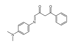 4-[4-(dimethylamino)phenyl]imino-1-phenylbutane-1,3-dione Structure