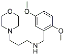 (2,5-DIMETHOXY-BENZYL)-(3-MORPHOLIN-4-YL-PROPYL)-AMINE结构式