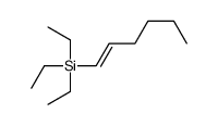 triethyl(hex-1-enyl)silane Structure