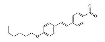 1-[2-(4-hexoxyphenyl)ethenyl]-4-nitrobenzene Structure