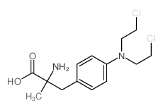 ALANINE, 3-(p-(BIS(2-CHLOROETHYL)AMINO)PHENYL)-2-METHYL- picture