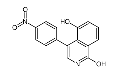 5-hydroxy-4-(4-nitrophenyl)-2H-isoquinolin-1-one Structure