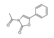 3-acetyl-5-phenyl-1,3-oxazol-2-one Structure