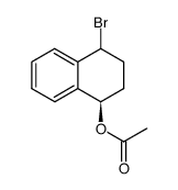 (R)-1-Acetoxy-4-bromo-1,2,3,4-tetrahydronaphthalene结构式