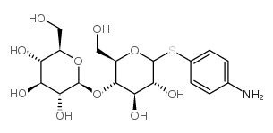 4-Aminophenylb-D-thiocellobiose Structure