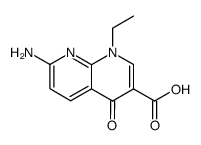 7-amino-1-ethyl-1,4-dihydro-4-oxo-1,8-naphthyridine-3-carboxylic acid Structure