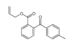 2-(4-Methylbenzoyl)benzoic acid 2-propenyl ester结构式