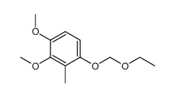 (3,4-Dimethoxy-2-methylphenoxy)methyl Ethyl Ether Structure