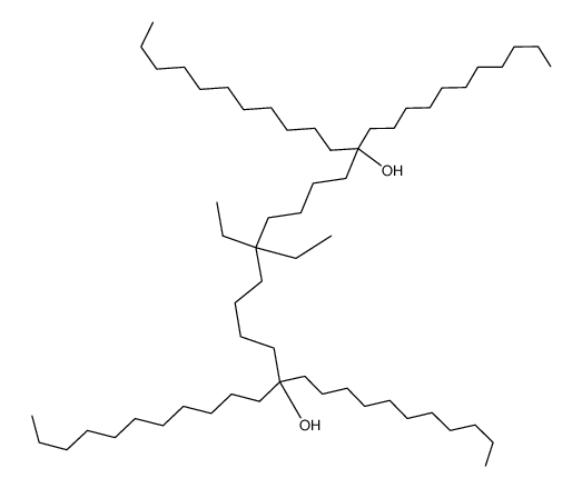 17,17-diethyl-12,22-diundecyl-tritriacontane-12,22-diol Structure