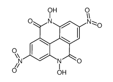 2,7-dinitro-4,9-dioxy-5,10-dioxo-4,5,9,10-tetrahydro-4,9-diazapyrene结构式