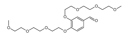 3,4-bis[2-[2-(2-methoxyethoxy)ethoxy]ethoxy]benzaldehyde Structure