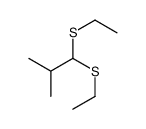 1,1-bis(ethylsulfanyl)-2-methylpropane结构式