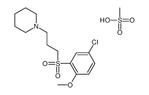 1-[3-(5-chloro-2-methoxy-phenyl)sulfonylpropyl]piperidine, methanesulf onic acid picture