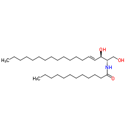 N-月桂酰-D-鞘胺醇结构式