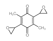 2,5-dimethyl-3,6-bis(oxiran-2-yl)cyclohexa-2,5-diene-1,4-dione structure