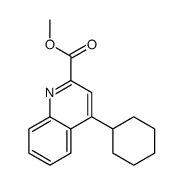 methyl 4-cyclohexylquinoline-2-carboxylate Structure