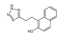 1-[2-(2H-tetrazol-5-yl)ethyl]naphthalen-2-ol结构式