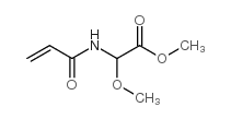 甲基2-丙烯酰胺基-2-甲氧基乙酸酯结构式