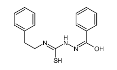 1-benzamido-3-(2-phenylethyl)thiourea结构式