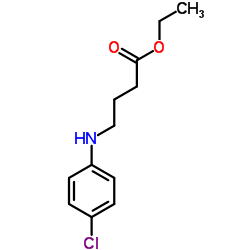 Ethyl 4-[(4-chlorophenyl)amino]butanoate结构式