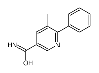 5-methyl-6-phenylpyridine-3-carboxamide Structure