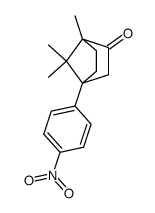 1,7,7-trimethyl-4-(4-nitro-phenyl)-norbornan-2-one结构式