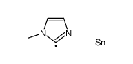 1-METHYL-2-TRIMETHYLSTANNYLIMIDAZOLE Structure