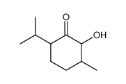 2-hydroxy-p-menthanone-(3)结构式