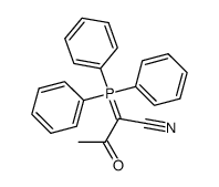 1-cyano-1-(trimethylphosphonio)prop-1-en-2-olate Structure