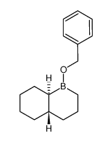 (4aR,8aR)-1-(benzyloxy)decahydrobenzo[b]borinine结构式