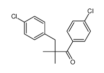 1,3-bis(4-chlorophenyl)-2,2-dimethylpropan-1-one Structure