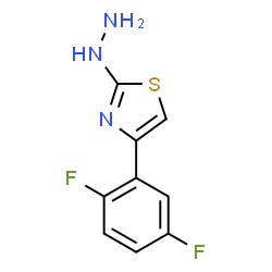 4-(2,5-DIFLUOROPHENYL)-2(3H)-THIAZOLONE HYDRAZONE structure