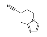 4-(2-methylimidazol-1-yl)butanenitrile Structure