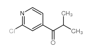 1-(2-CHLORO-PYRIDIN-4-YL)-2-METHYL-PROPAN-1-ONE结构式