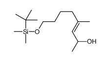 8-[tert-butyl(dimethyl)silyl]oxy-4-methyloct-3-en-2-ol Structure