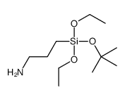 3-[diethoxy-[(2-methylpropan-2-yl)oxy]silyl]propan-1-amine结构式